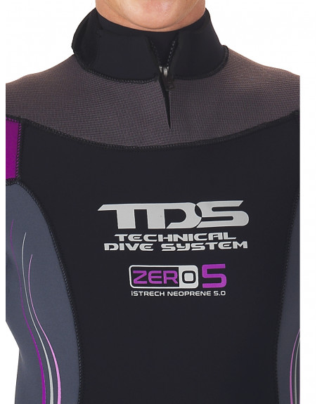 TDS ZERO 5.0 SCUBA DIVING WETSUIT JUMPSUIT 5 MM LADY