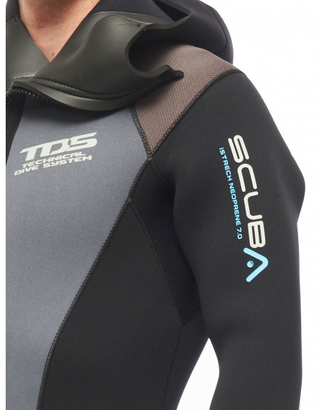 TRAJE MONO BUCEO TDS SCUBA 7.0 HOMBRE NEOPRENO 7 MM