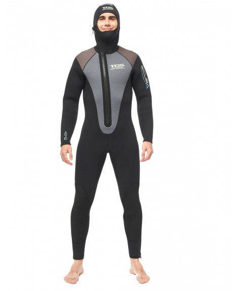 TRAJE MONO BUCEO TDS SCUBA 7.0 HOMBRE NEOPRENO 7 MM