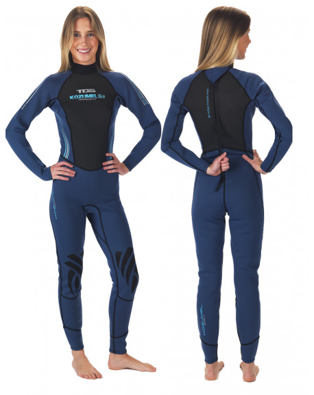 TDS KOZUMEL DIVING JUMPSUIT WETSUIT 2.3 MM LADY