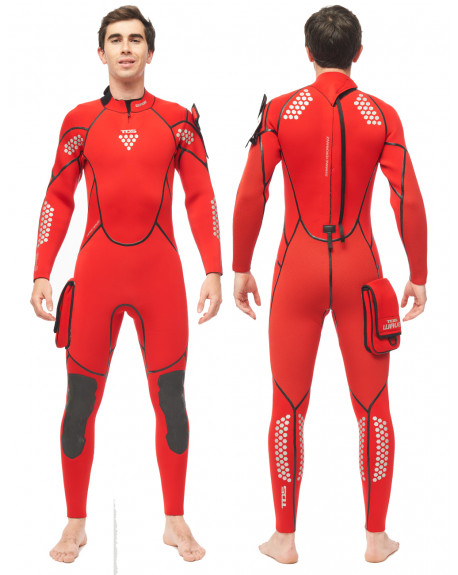 TDS WAVE SEARCH & RESCUE DIVING WETSUIT 5/3 MM