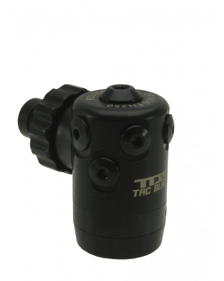 TDS TAC BLACK TECHNICAL SCUBA DIVING REGULATOR TWIN TANK SET