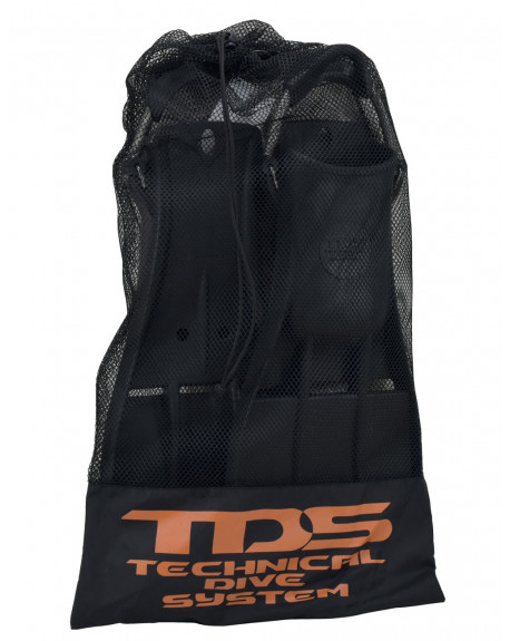 TDS JET FIN MSP DIVING FIN BLACK RUBBER