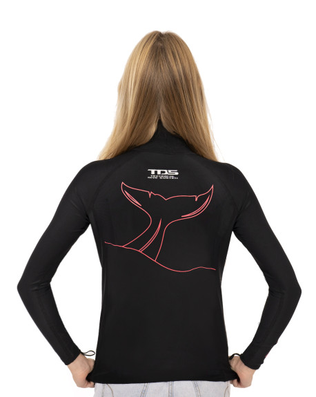 CAMISETA WHALE LYCRA M/LARGA MUJER