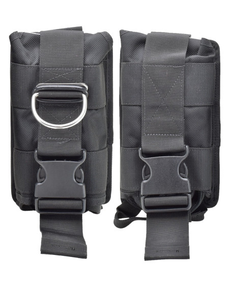 TDS WEIGHT POCKET FOR BACK PLATE 4.5 KG (Pair) TECHNICAL DIVING