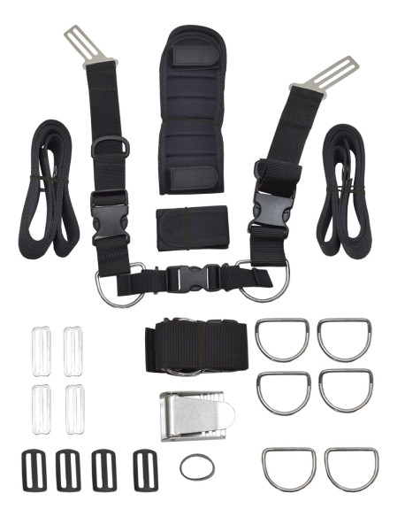 TDS SOFT CONFORT TECHNICAL HARNESS FOR TEK SCUBA DIVING