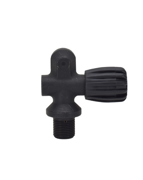 GRIFO TDS 1 SALIDA BLACK 232 B M25X2 PARA BOTELLA DE BUCEO