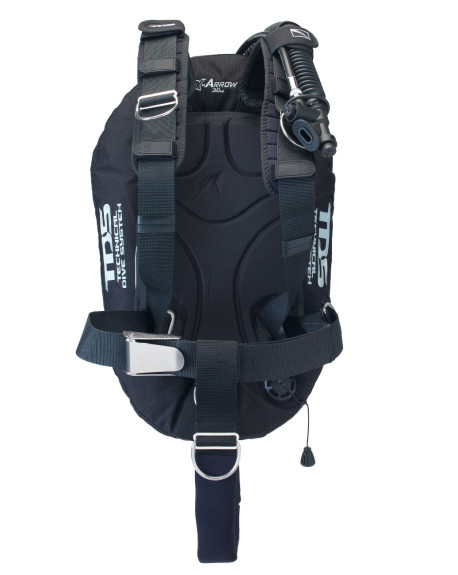 ALA BUCEO TECNICO ARROW 32 LB MONOBOTELLA ARNÉS + BACKPLATE ACERO TDS