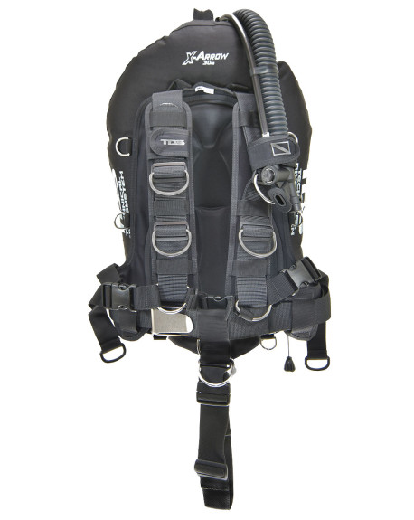 ALA BUCEO TECNICO ARROW 32 LB MONOBOTELLA + ARNÉS  TRAVEL| TDS