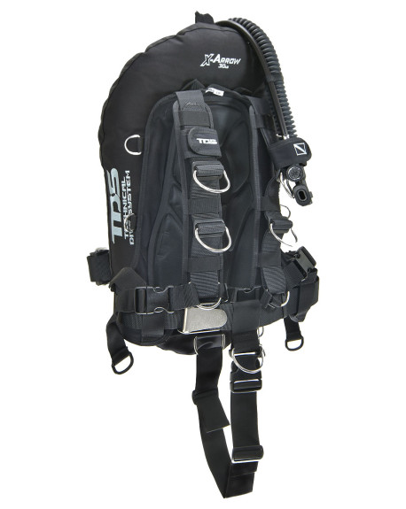 ALA BUCEO TECNICO ARROW 32 LB MONOBOTELLA + ARNÉS  TRAVEL| TDS