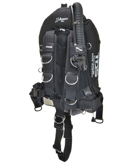 ALA BUCEO TECNICO ARROW 32 LB MONOBOTELLA + ARNÉS  TRAVEL| TDS