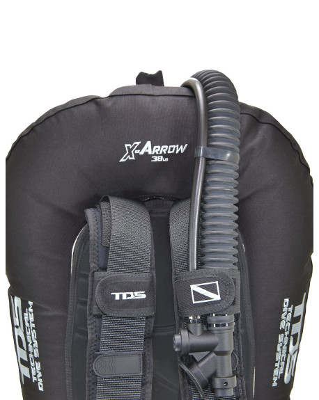 TDS ARROW 38 LB WING SINGLE + HARNESS STEEL BACKPLATE MILITARY DIVING