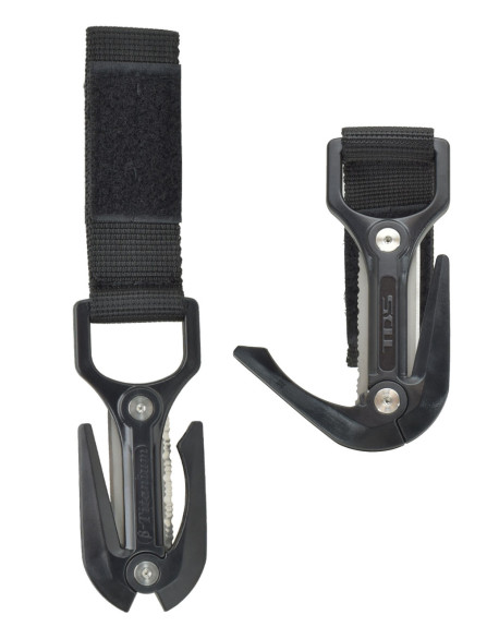 TITANIUM LINE CUTTER BLACK - DIVING CUTTING ELEMENTS DIVING | TDS DIVING GEAR