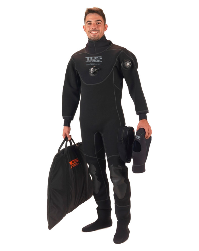 TRAJE SECO BUCEO NEOPRENO COMPRIMIDO QUEBEC SPORT | TDS DIVING GEAR