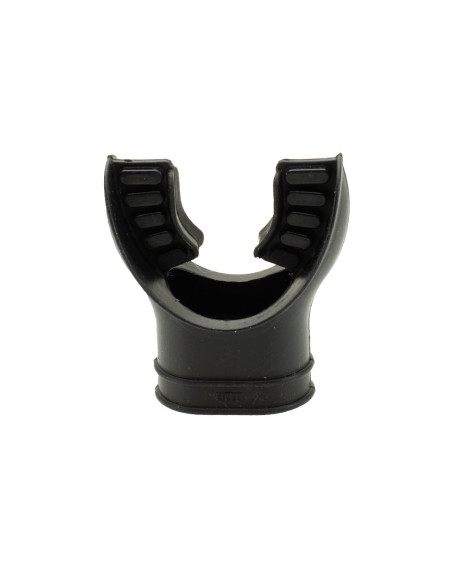 SCUBA DIVING REGULATOR CONVENCINAL MOUTHPIECE BLACK SILICONE | TDS DIVING GEAR