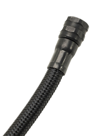 LP SCUBA DIVING REGULATOR FLEX  HOSE BLACK RACOR 70 CM | TDS DIVING GEAR