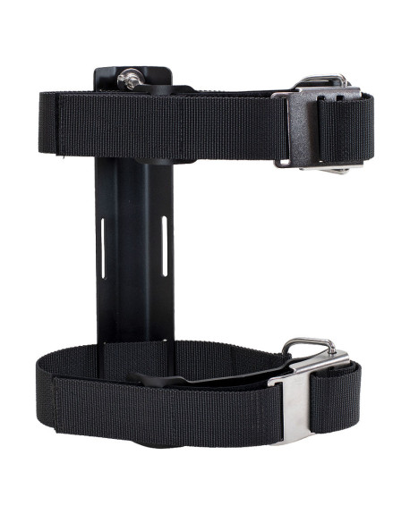 PLACA ADAPTADOR MONO BOTELLA BUCEO ALUMINIO + CINCHAS BOTELLA INOX | TDS