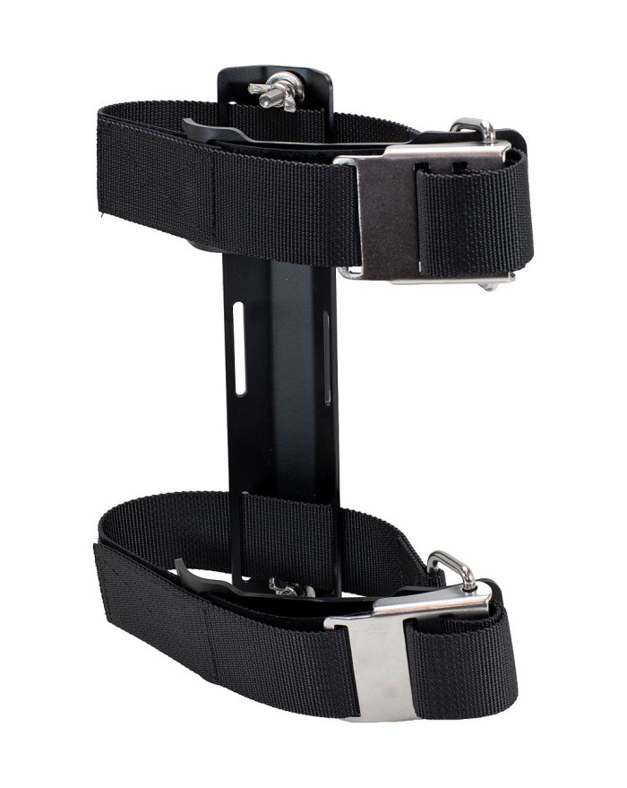 PLACA ADAPTADOR MONO BOTELLA BUCEO ALUMINIO + CINCHAS BOTELLA INOX | TDS