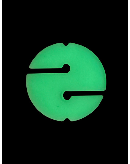 TDS WHITE COOKIE MARKER 55 MM LUMINESCENT FOR CAVE TECHNICAL DIVING