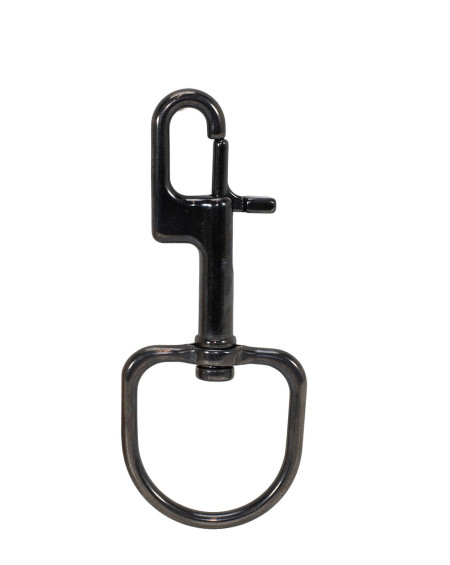 TDS BLACK PVD STEEL BOLT SNAP TAC 110 MM  FOR SCUBA DIVING