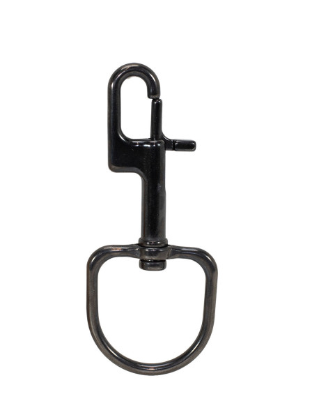 TDS BLACK PVD STEEL BOLT SNAP TAC 110 MM  FOR SCUBA DIVING