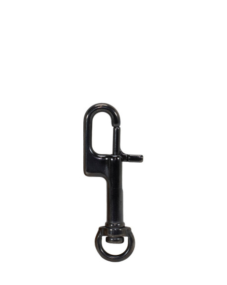 BLACK PVD STEEL BOLT SNAP TAC 82 MM  FOR SCUBA DIVING | TDS