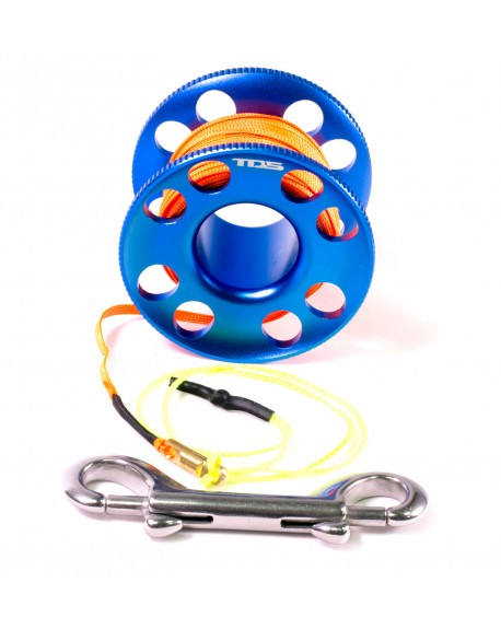 ALUMINIUM SPOOL REEL BLUE 30 M