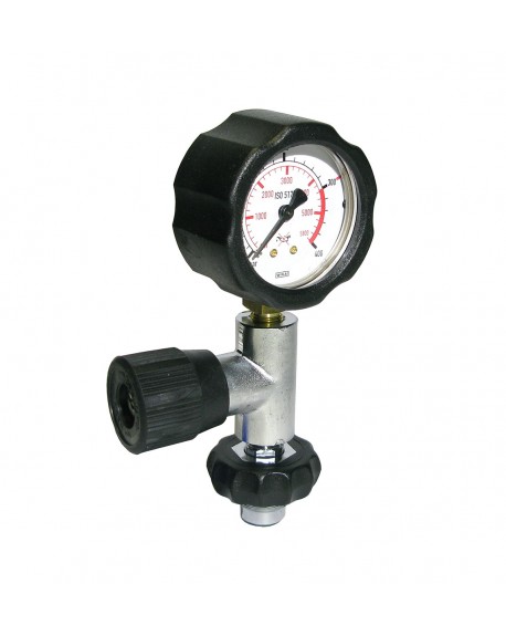 AIR/O2 SURFACE PRESSURE GAUGE DIN 200/300 B