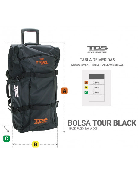 TDS TROLLEY TOUR BAG DIVING BAGGAGE