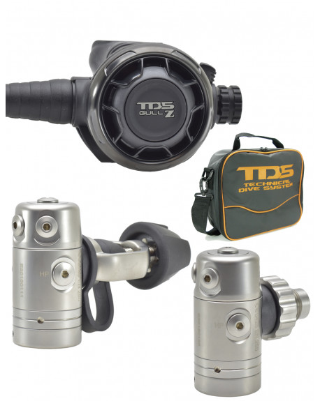 TDS GULL Z TEK REVERSIBLE SCUBA DIVING REGULATOR W/BAG