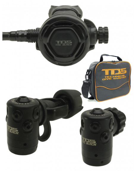 TDS TAC BLACK SCUBA DIVING REGULATOR